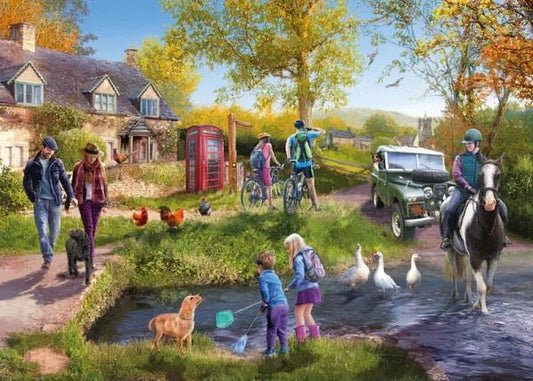 Otter House - Country Afternoon - 1000 Piece Jigsaw Puzzle