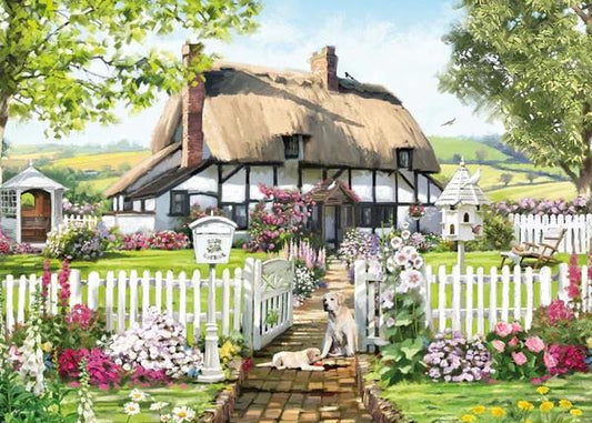 Otter House - Country Thatch - 1000 Piece Jigsaw Puzzle