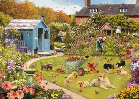 Otter House - Fun In The Garden - 1000 Piece Jigsaw Puzzle