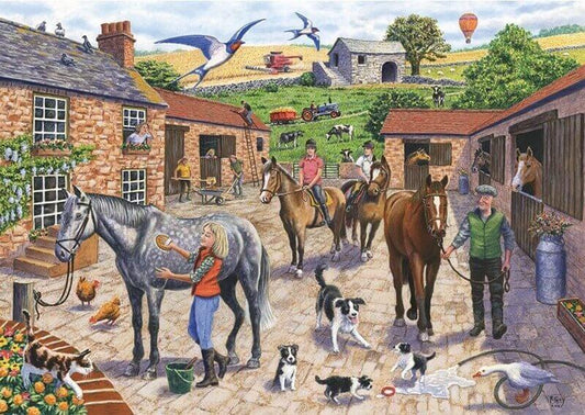 Otter House - Stable Yard - 1000 Piece Jigsaw Puzzle
