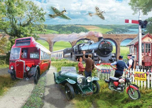 Otter House - Vintage Transport - 1000 Piece Jigsaw Puzzle