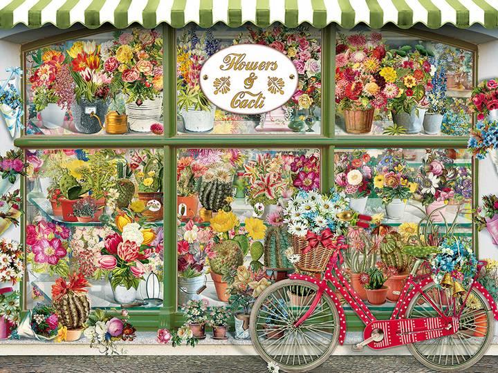Cobble Hill - Flowers and Cacti Shop - 275 Piece Jigsaw Puzzle