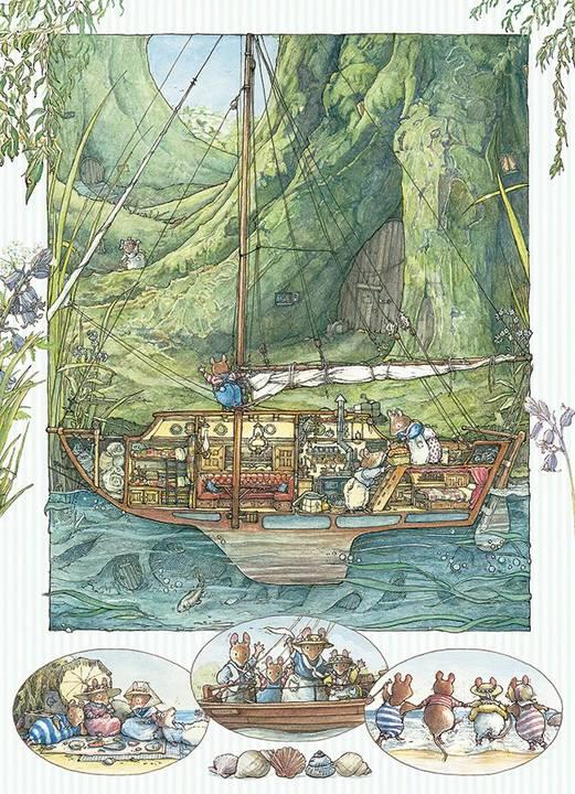 Cobble Hill - Brambly Hedge All Aboard - 500 Piece Jigsaw Puzzle