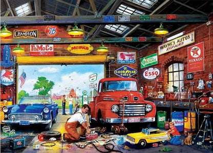Masterpieces - Waynes Garage - 1000 Piece Jigsaw Puzzle