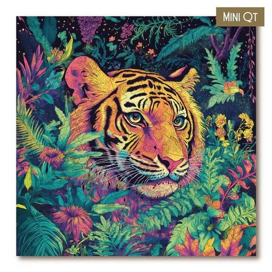 Victory Puzzles - Neon Stripes - 83 Piece Wooden Jigsaw Puzzle