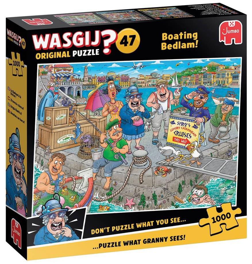 Wasgij - Original 47 Boating Bedlam! - 1000 Piece Jigsaw Puzzle