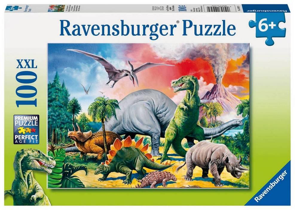 Ravensburger - Among the Dinosaurs - 100XXL Piece Jigsaw Puzzle