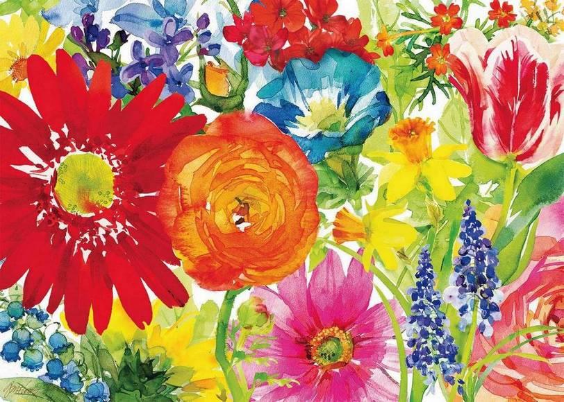 Ravensburger - Abundant Blooms - 1000 Piece Jigsaw Puzzle