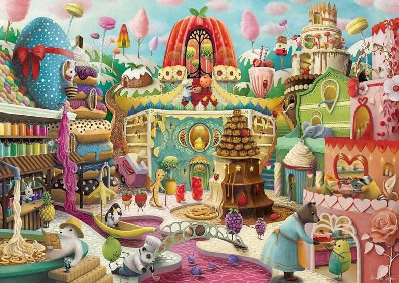 Ravensburger - Sweet Street - 1000 Piece Jigsaw Puzzle