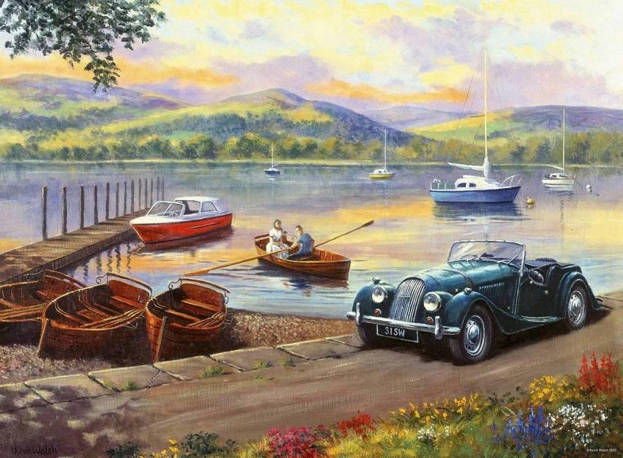 Ravensburger - Stop at the Lakes - 500 Piece Jigsaw Puzzle