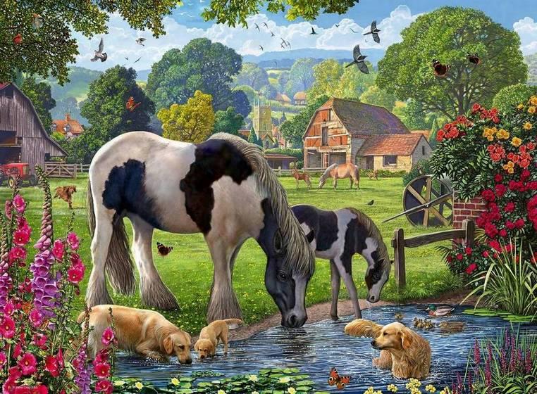 Ravensburger - Hadlow Ponies - 500 Piece Jigsaw Puzzle