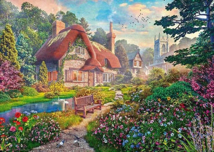 Ravensburger - Oak Tree Cottage - 1000 Piece Jigsaw Puzzle