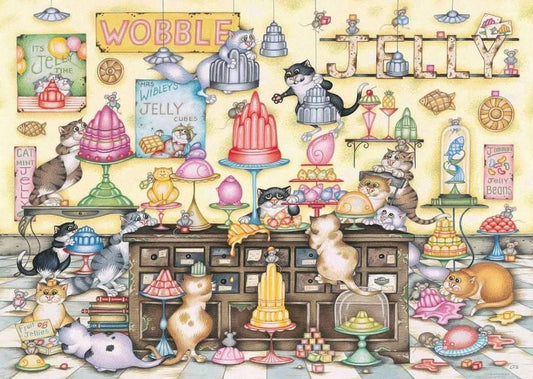 Ravensburger - Crazy Cat’s -  Jelly Jamboree - 1000 Piece Jigsaw Puzzle