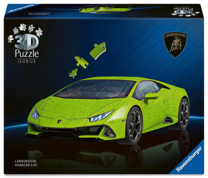 Ravensburger - Iconics - Lamborghini Huracan - 108 Piece 3D Jigsaw Puzzle