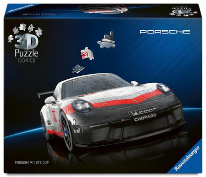 Ravensburger - Iconics - Porsche GT3 Cup - 108 Piece 3D Jigsaw Puzzle