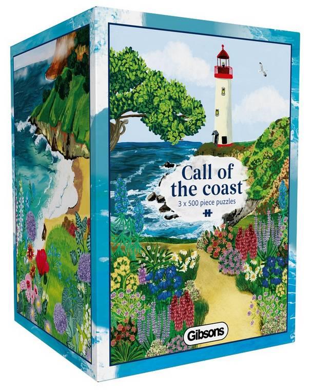 Gibsons - Call of the Coast - 3 x 500 Piece Jigsaw Puzzle