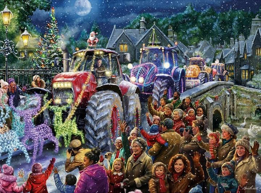 Gibsons - Farmer Christmas - 500XL Piece Jigsaw Puzzle