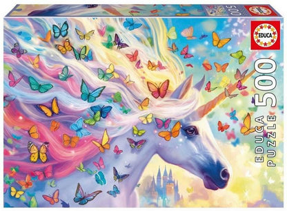 Educa - Rainbow Unicorn - 500 Piece Jigsaw Puzzle