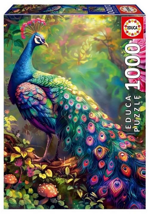 Educa - Peacock Garden - 1000 Piece Jigsaw Puzzle
