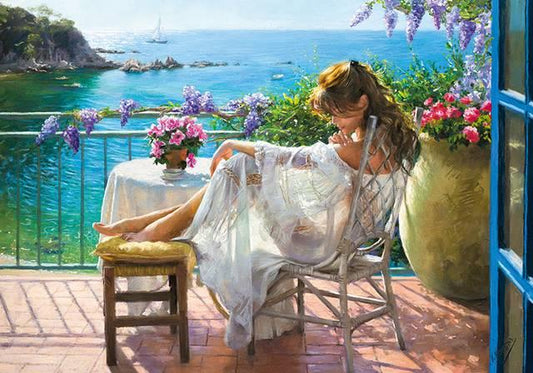 CherryPazzi - Beauty and Blue Sea - 2000 Piece Jigsaw Puzzle