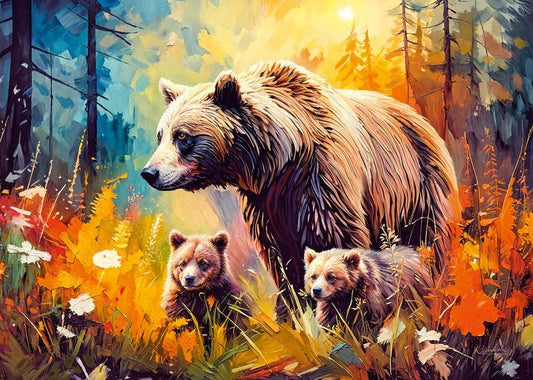 CherryPazzi - Together in the Wild  - 1000 Piece Jigsaw Puzzle