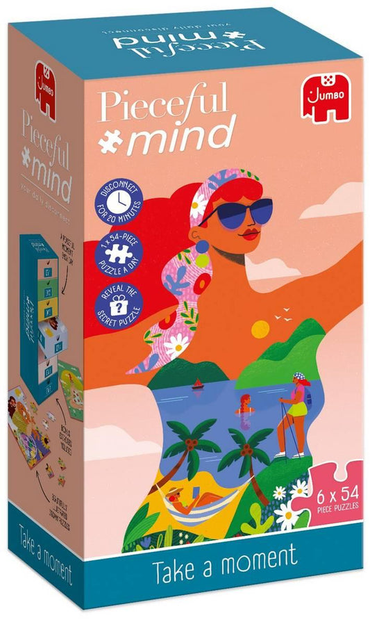 Pieceful Mind - Take a Moment - 6 x 54 Piece Jigsaw Puzzle