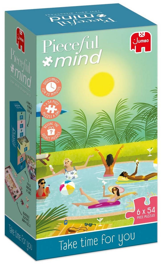 Pieceful Mind - Take Time for You - 6 x 54 Piece Jigsaw Puzzle