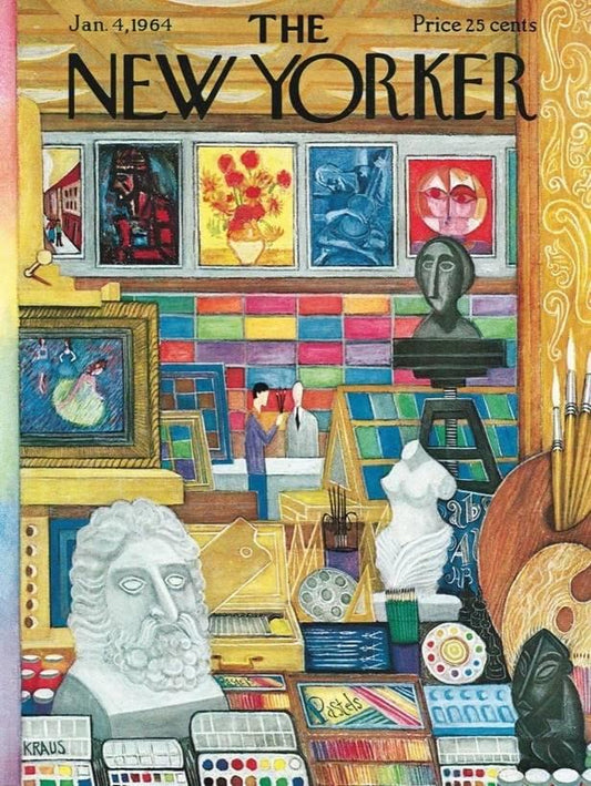 New York Puzzle Company - Art Shop - 1000 Piece Jigsaw Puzzle
