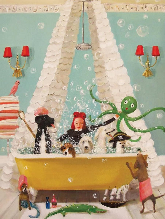 New York Puzzle Company - Bubble Bath - 1000 Piece Jigsaw Puzzle