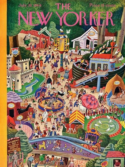New York Puzzle Company - Day at the Zoo - 1000 Piece Jigsaw Puzzle