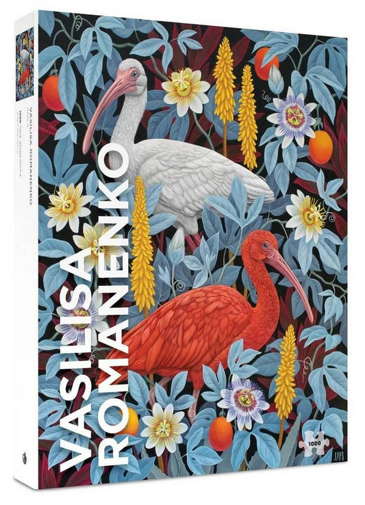 Pomegranate - Vasilisa Romanenko - Ibises - 1000 Piece Jigsaw Puzzle