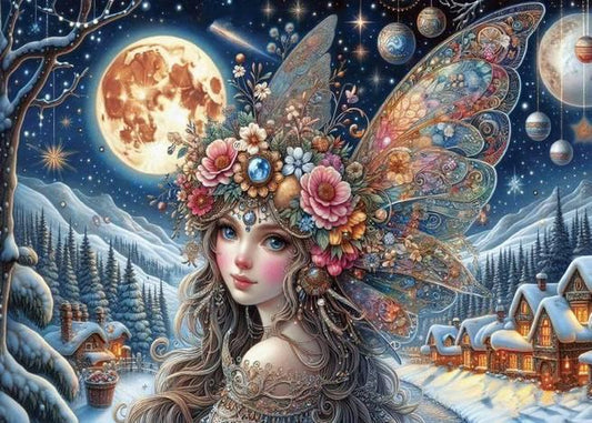 JaCarou - Fairy in Frost - 1000 Piece Jigsaw Puzzle