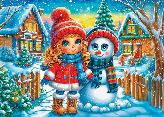 Delfy - Frosty Friends Forever - 1000 Piece Jigsaw Puzzle