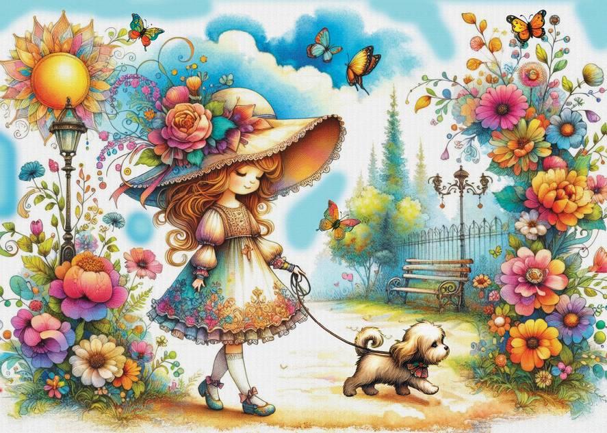 Delfy - Stroll Through Time - 1000 Piece Jigsaw Puzzle
