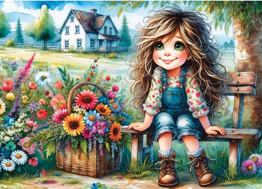 Delfy - Summer Day Dreams - 1000 Piece Jigsaw Puzzle