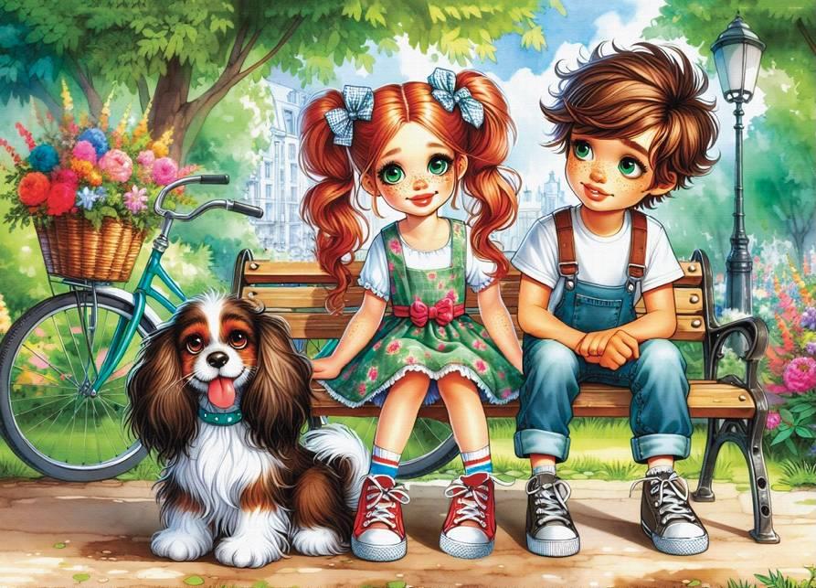 Delfy - Vintage Summer Afternoon - 1000 Piece Jigsaw Puzzle