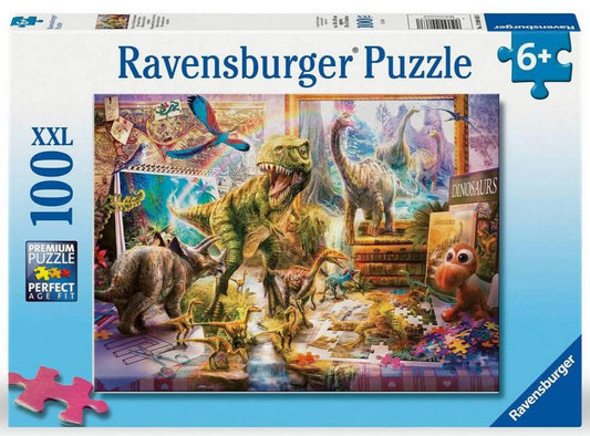 Ravensburger - Dinosaur Escape - 100XXL Piece Jigsaw Puzzle