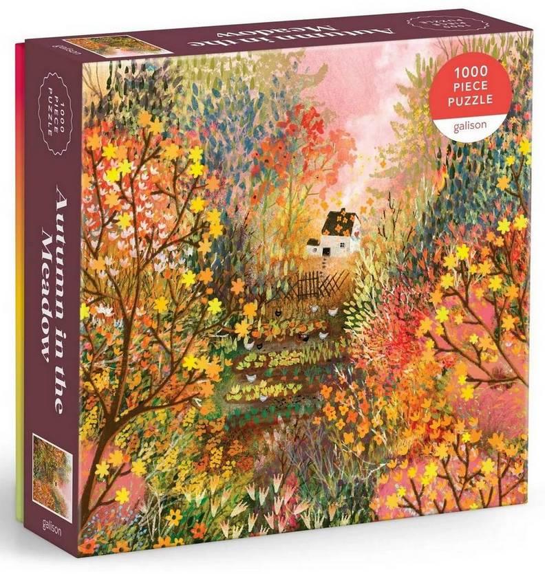 Galison - Autumn in the Meadow - 1000 Piece Jigsaw Puzzle – Jigsaw ...
