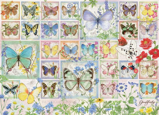 Cobble Hill - Butterfly Tiles - 500 Piece Jigsaw Puzzle