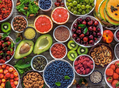 Castorland - Table Full of Superfood - 2000 Piece Jigsaw Puzzle
