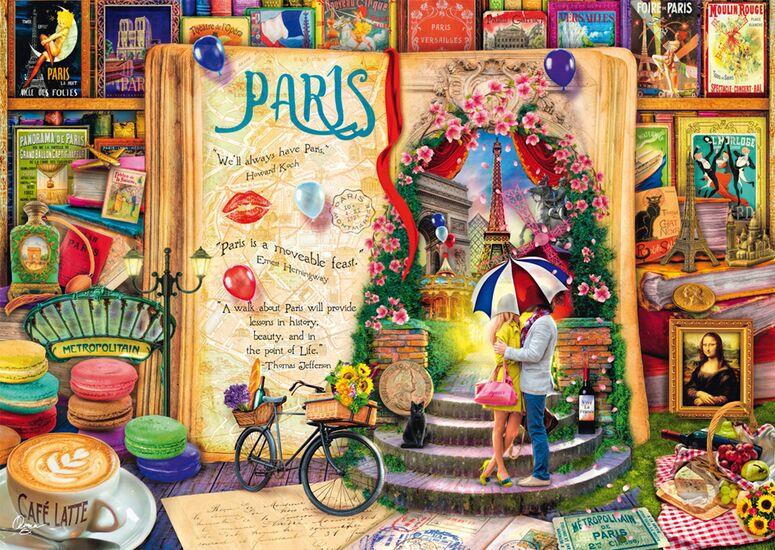Schmidt - Aimee Stewart - Memories of Paris - 1000 Piece Jigsaw Puzzle