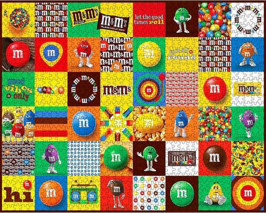 White Mountain - M&M'S Fun - 1000 Piece Jigsaw Puzzle