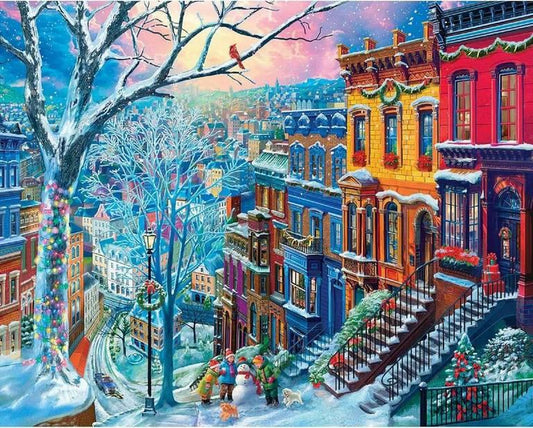 White Mountain - Winter In The City - 1000 Piece Jigsaw Puzzle