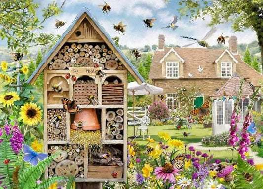 House of Puzzles - Bee Hotel - 1000 Piece Jigsaw Puzzle