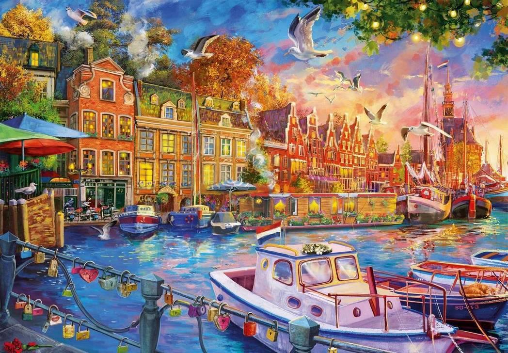 Gibsons - Harbour Reflections - 500 Piece Jigsaw Puzzle