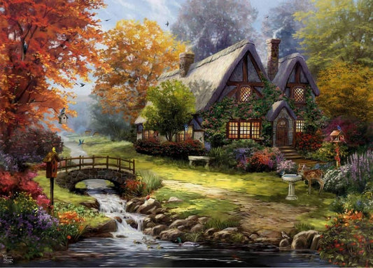 Gibsons - Birdsong Cottage - 1000 Piece Jigsaw Puzzle
