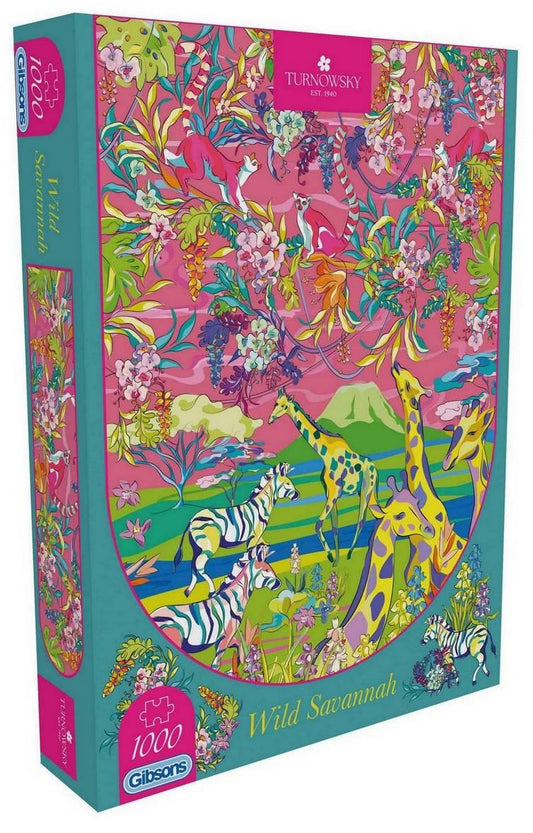 Gibsons - House of Turnowsky - Wild Savannah - 1000 Piece Jigsaw Puzzle