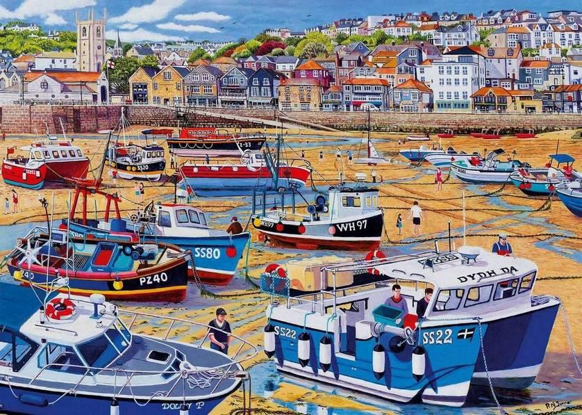 Gibsons - Sand at St Ives - 1000 Piece Jigsaw Puzzle