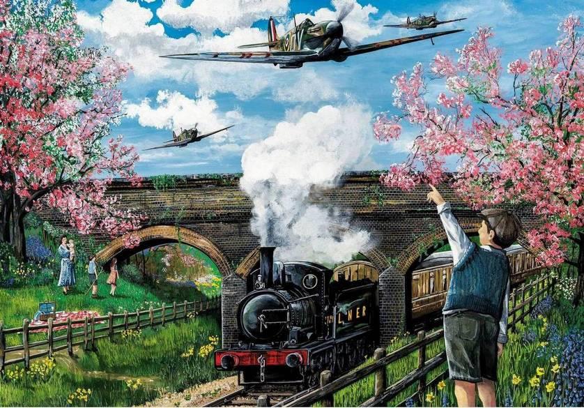 Gibsons - Spitfire Surprise - 1000 Piece Jigsaw Puzzle