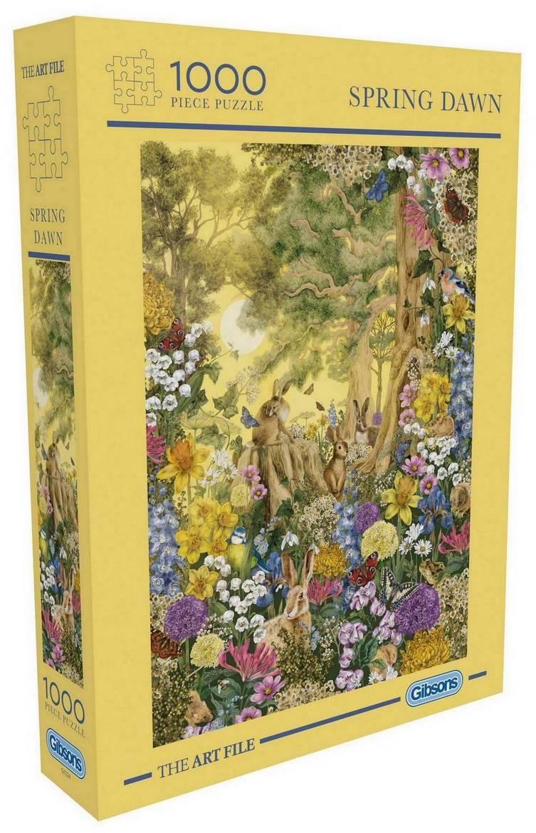Gibsons - The Art File Spring Dawn - 1000 Piece Jigsaw Puzzle